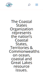 Mobile Screenshot of coastalstates.org